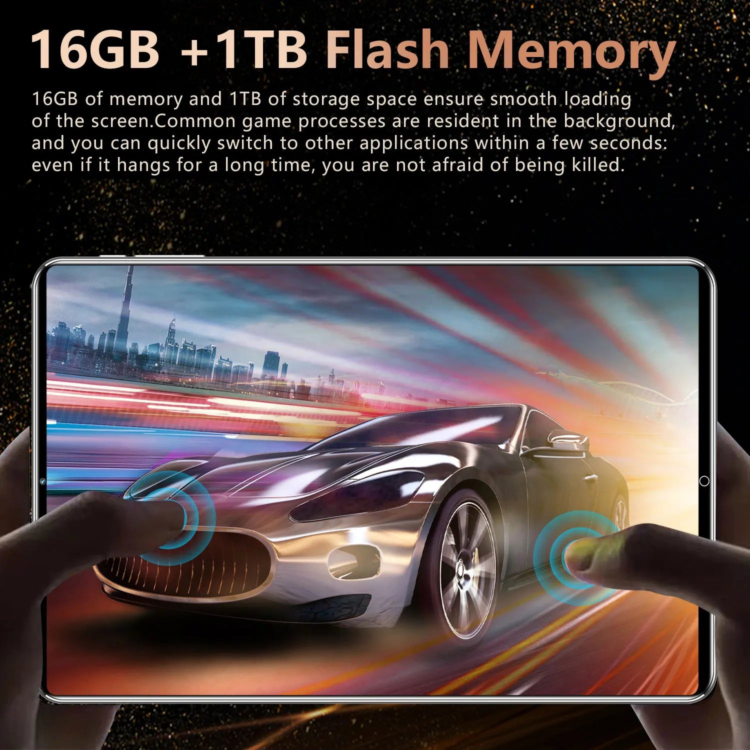 2025 5G tablette Android 13.0 tout neuf 10.36 pouces 16GB RAM 1TB ROM tablette 16MP 32MP 12000mAh 10 cœurs WIFI Bluetooth réseau tablette