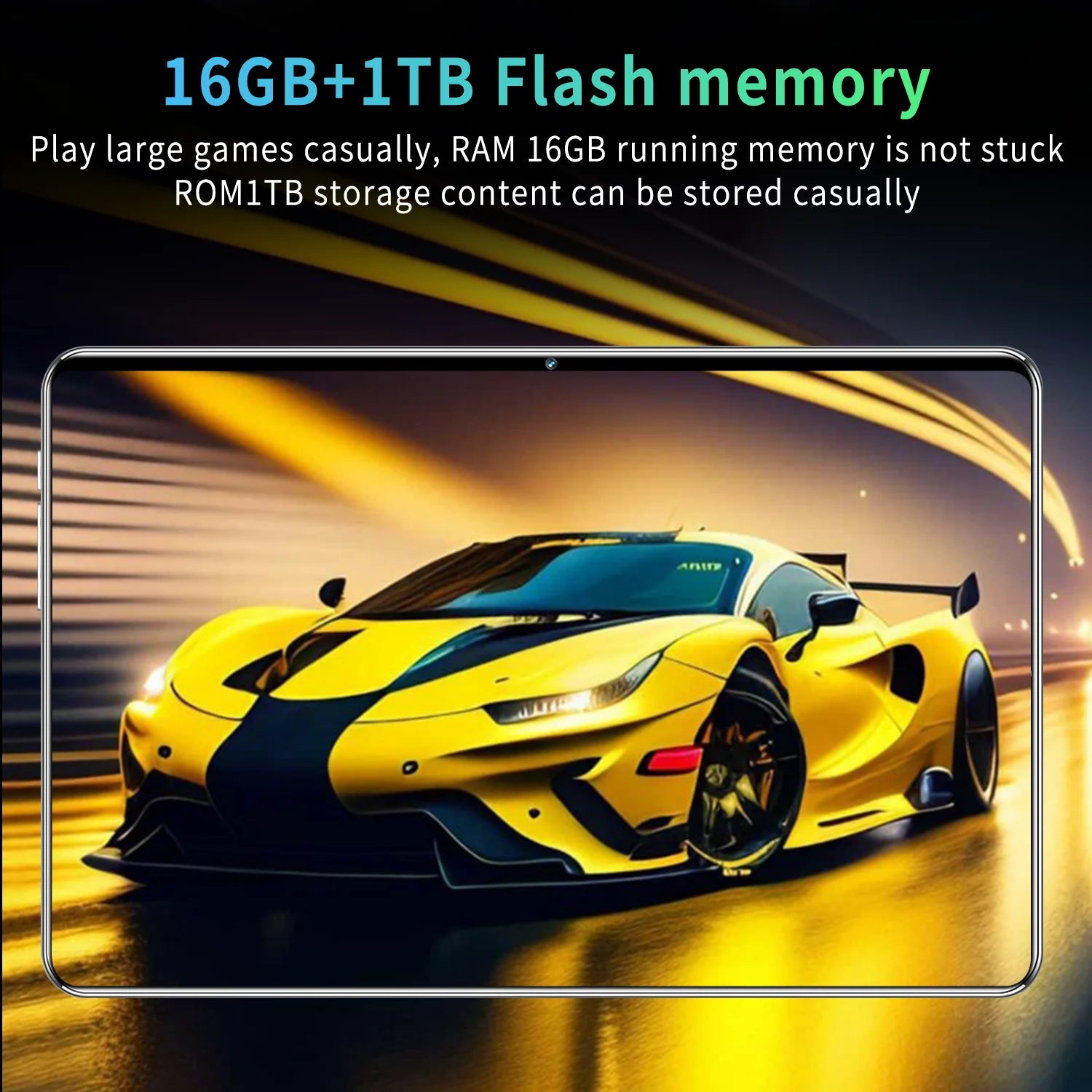 2025 5G tablette Android 13.0 tout neuf 10.36 pouces 16GB RAM 1TB ROM tablette 16MP 32MP 12000mAh 10 cœurs WIFI Bluetooth réseau tablette