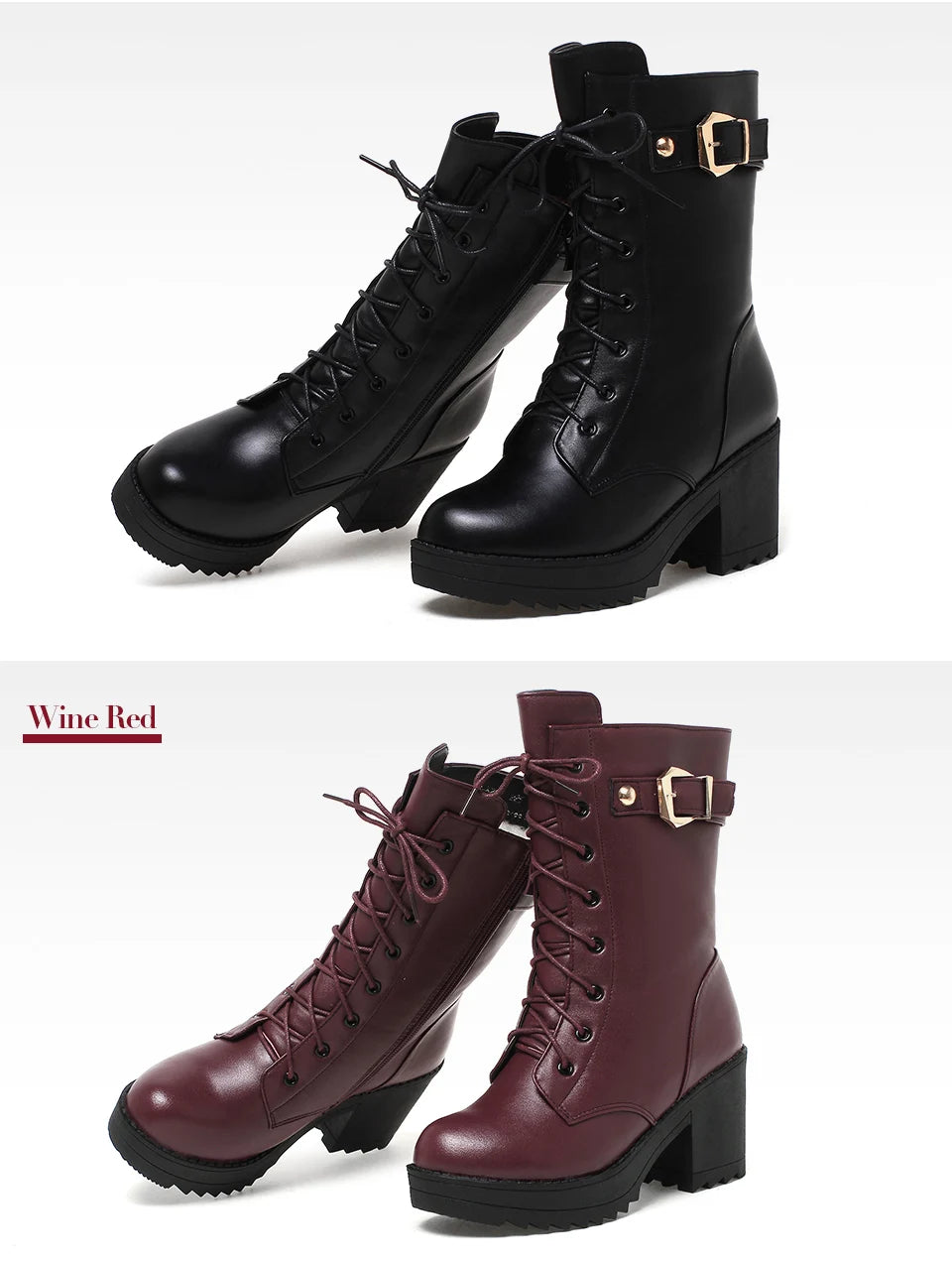 2025 hiver cuir femmes bottes d'hiver laine épaisse chaud femmes à talons hauts véritable botte de haute qualité femme bottes de neige femmes chaussures