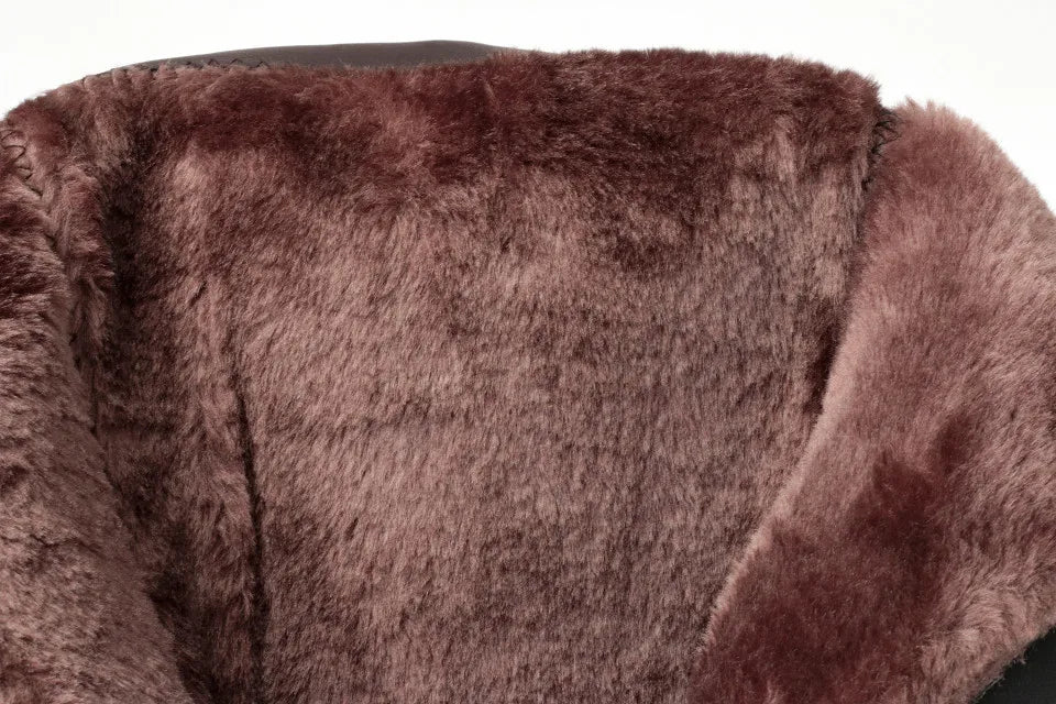 2025 hiver cuir femmes bottes d'hiver laine épaisse chaud femmes à talons hauts véritable botte de haute qualité femme bottes de neige femmes chaussures