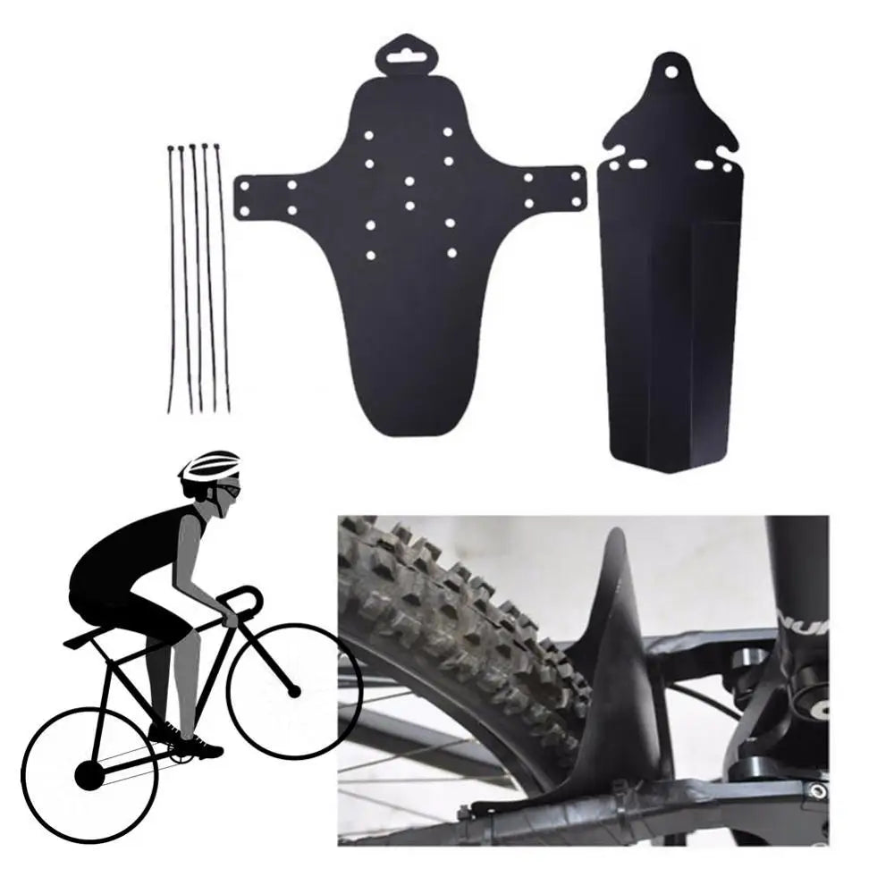 Garde-boue avant et arrière pour vélo, aile pour bicyclette de route et VTT, MTB, accessoire de cyclisme, 2 pièces/ensemble
