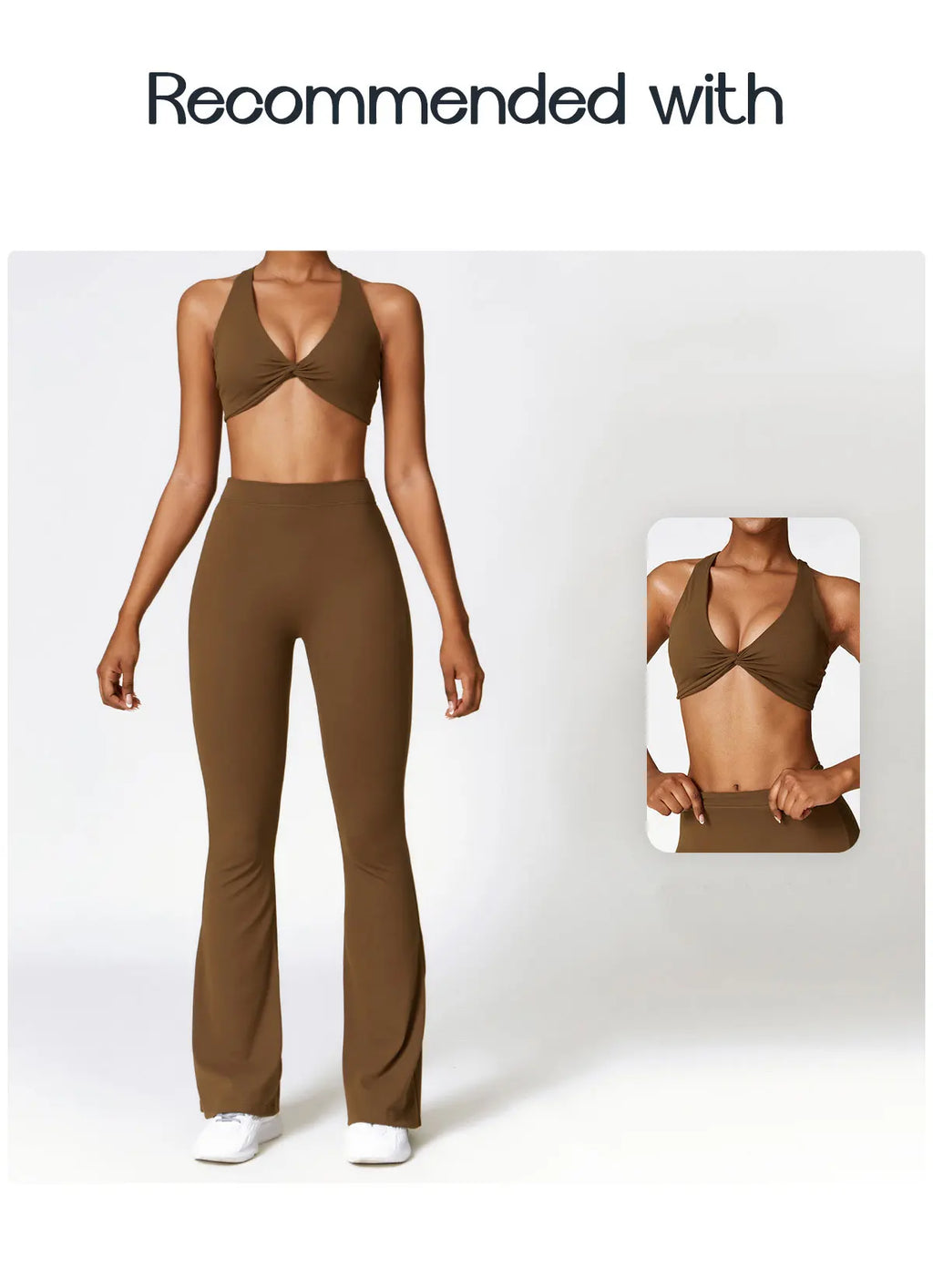 Femmes pantalons évasés Sport Leggings sans couture taille haute Yoga Leggings gymnastique entraînement Fitness séchage rapide Push Up Yoga pantalon femme serré