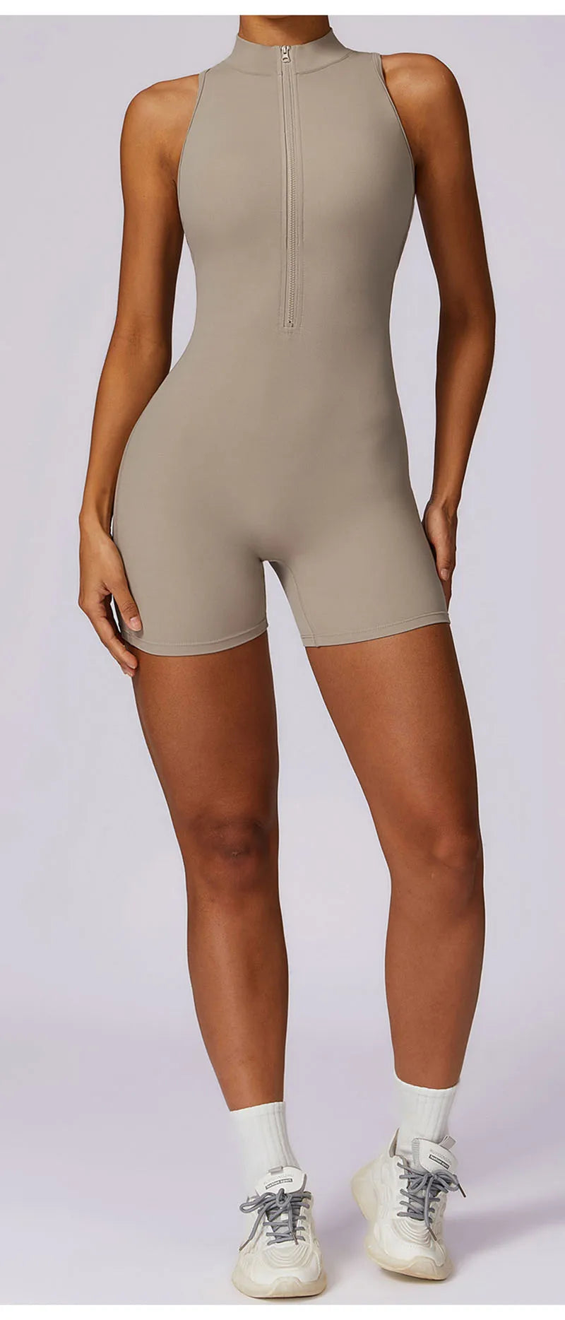 Cloud Hide – combinaison une pièce avec fermeture éclair sur le devant, body de sport pour femmes, salopette d'entraînement, vêtements de sport, Fitness, Yoga