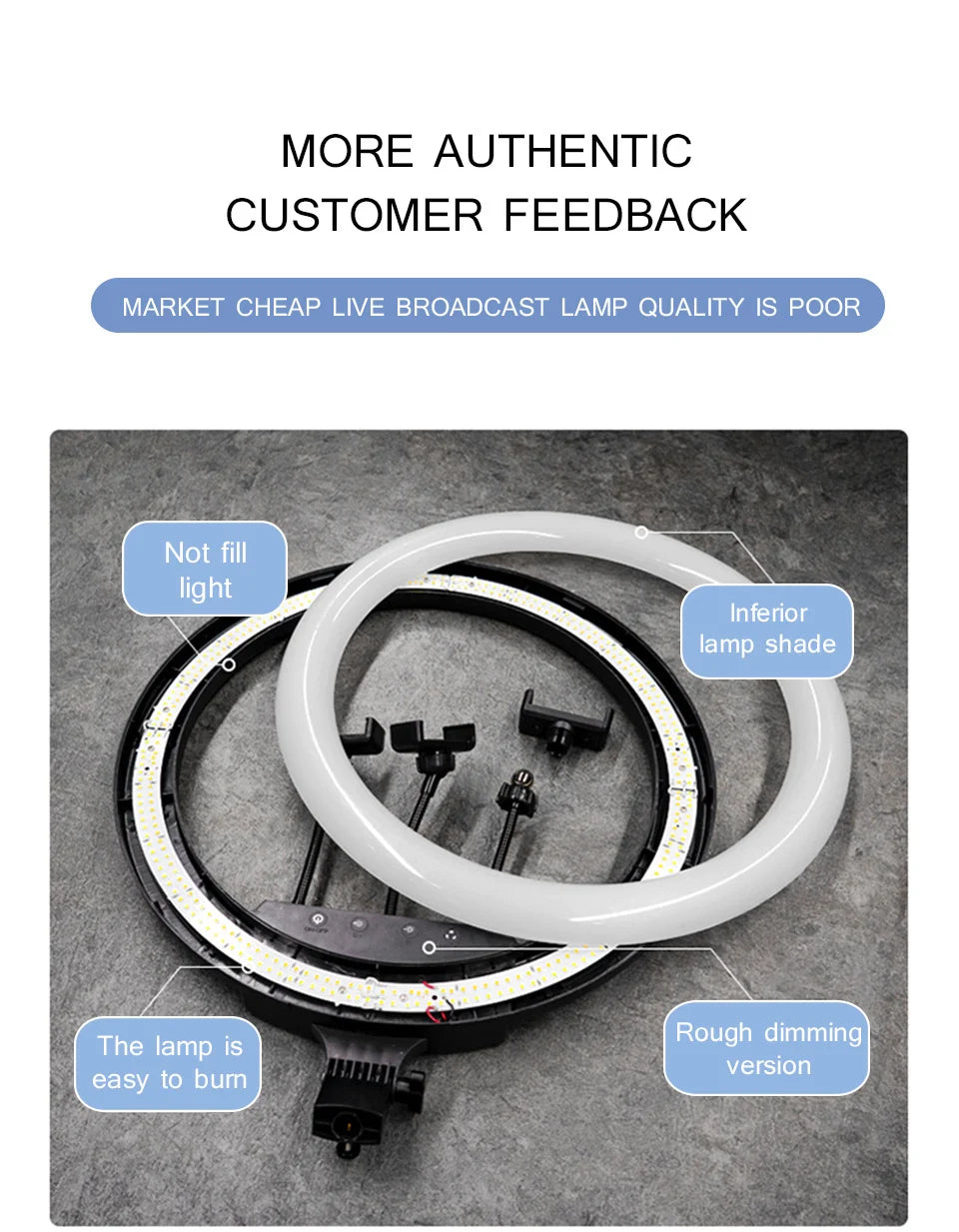 26cm Photo Ringlight Led Selfie anneau lumière téléphone télécommande lampe photographie éclairage avec trépied support Youtube vidéo