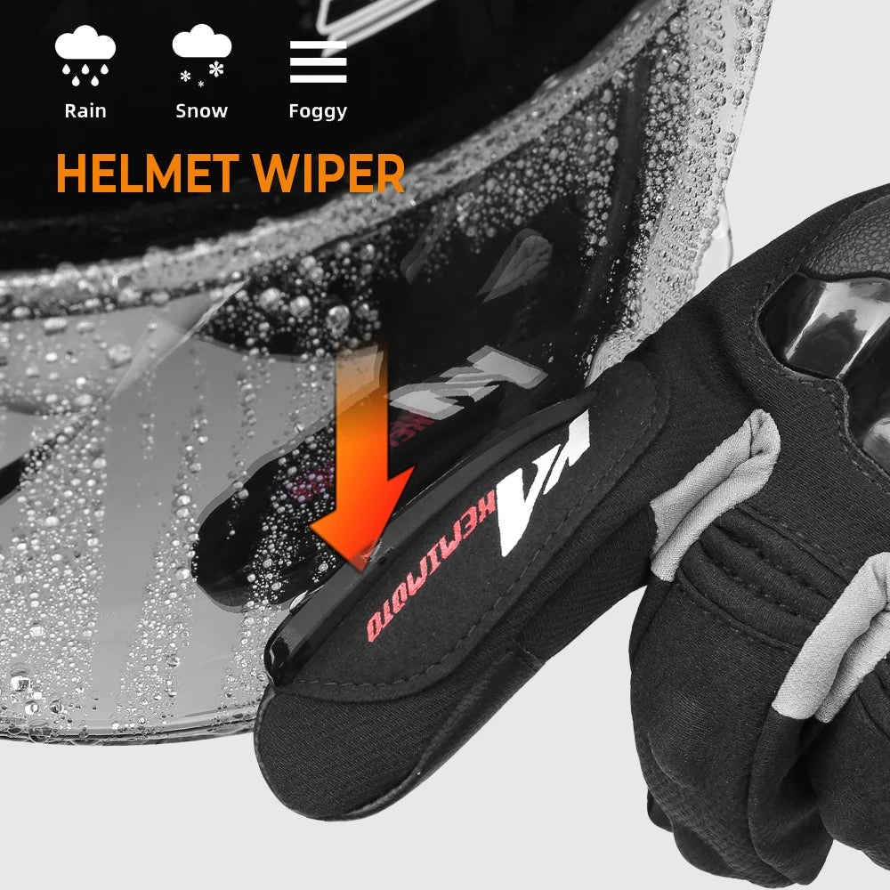 KEMIMOTO ski gants chauffants hiver gants chauffants pour motoneige chaud imperméable Rechargeable chauffage thermique Moto gants