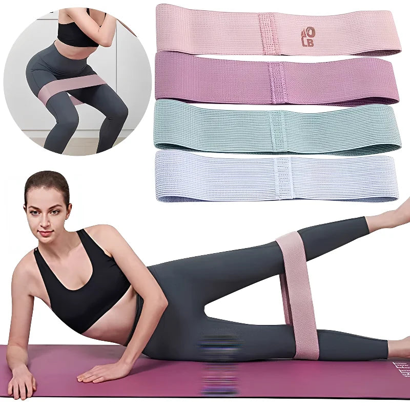 Bandes de résistance 20-90LB pour jambes et fesses, hanches, cuisses, butin, entraînement élastique, bandes de Fitness, boucles, Yoga, gymnastique, fesses