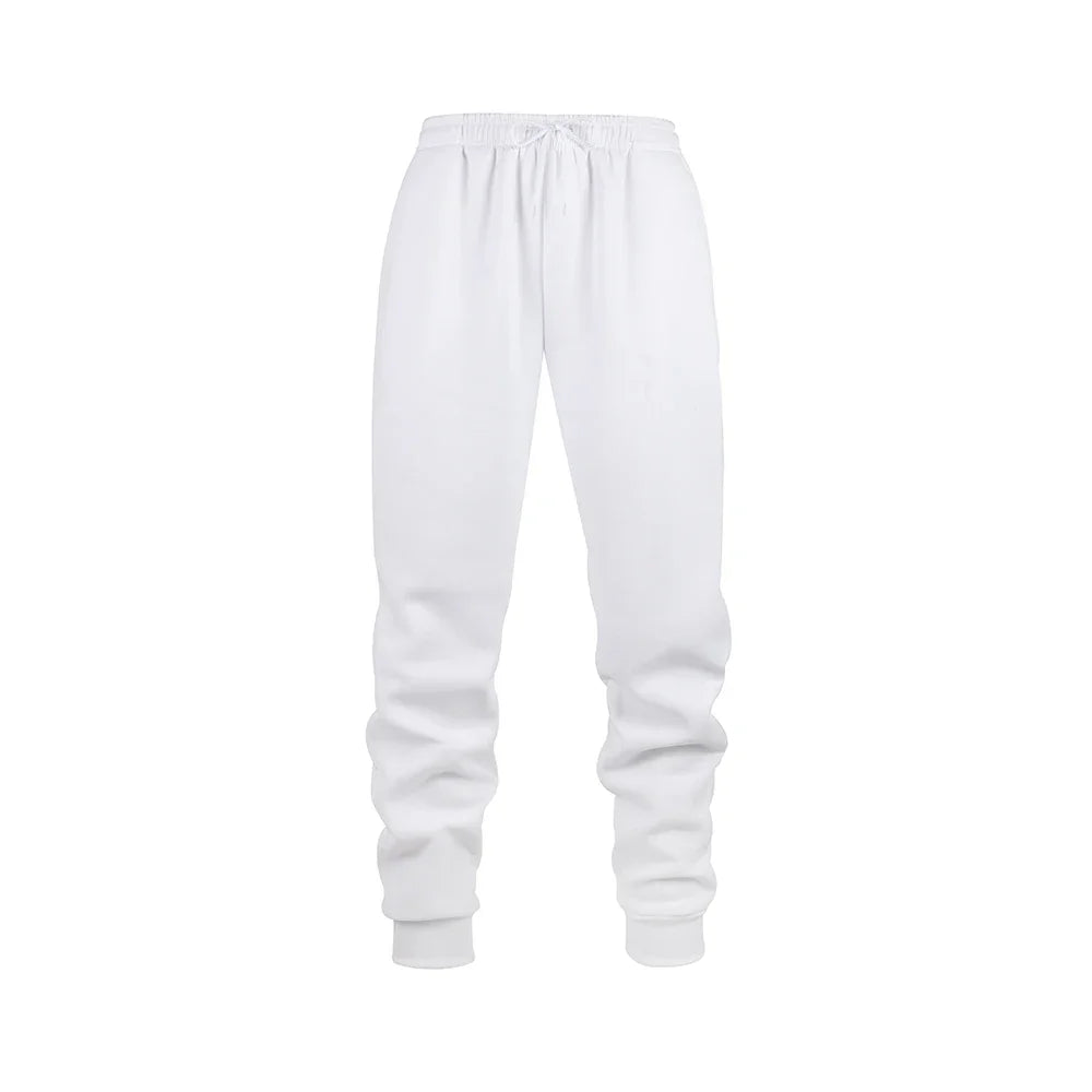 Pantalons de Jogging décontractés pour hommes, pantalons de survêtement en polaire pour un entraînement doux et confortable, automne et hiver
