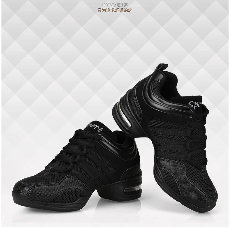 Chaussures de danse pour femmes semelle souple femme souffle Jazz Hip Hop chaussures baskets de sport dames fille moderne Jazz chaussures de danse pour hommes