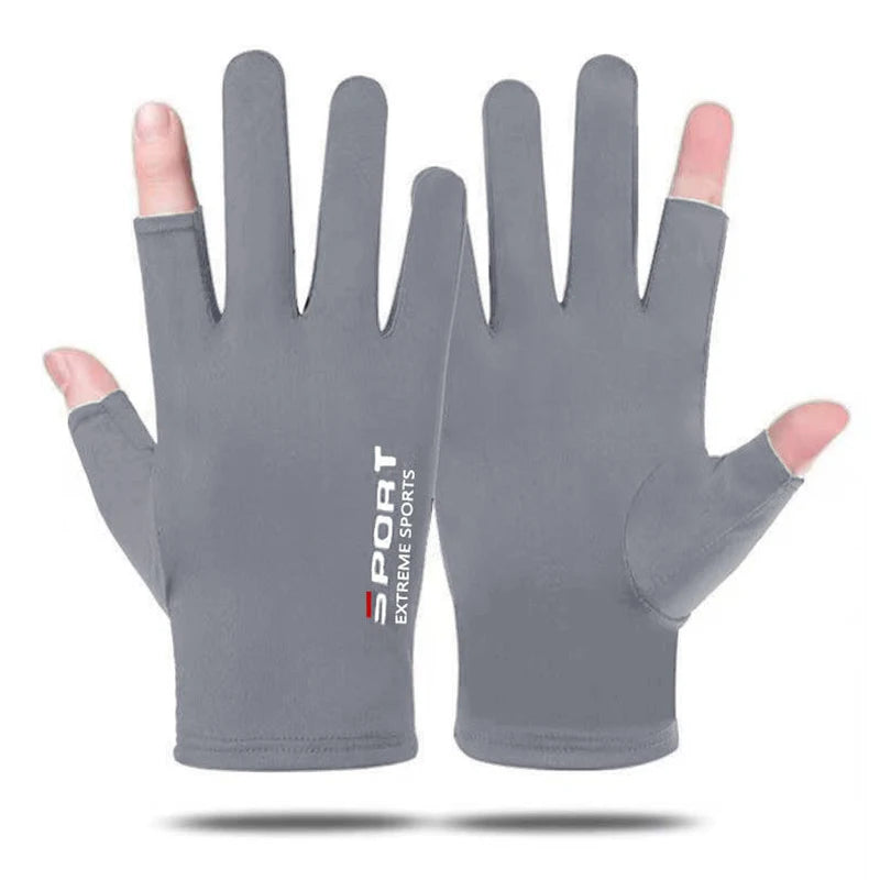 1 paire Anti-UV hommes femmes gants de pêche crème solaire antidérapant printemps respirant cyclisme Sport gants pêche