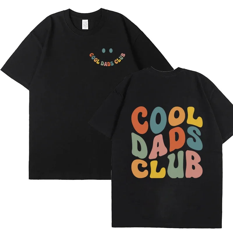 Cool papa Clun chemise pour hommes vêtements papas anniversaire T-shirts avant arrière impression T-shirts pour grand-père mari T-shirts Homme
