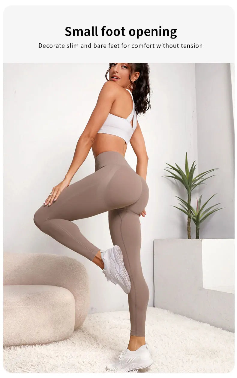 Nouveaux pantalons de yoga taille haute pour femmes-mallas de contrôle du ventre, pantalons de course d'entraînement doux et extensibles, pantalons de sport confortables"