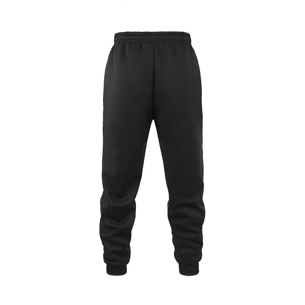 Pantalons de Jogging décontractés pour hommes, pantalons de survêtement en polaire pour un entraînement doux et confortable, automne et hiver