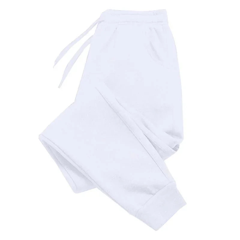 Pantalons de Jogging décontractés pour hommes, pantalons de survêtement en polaire pour un entraînement doux et confortable, automne et hiver