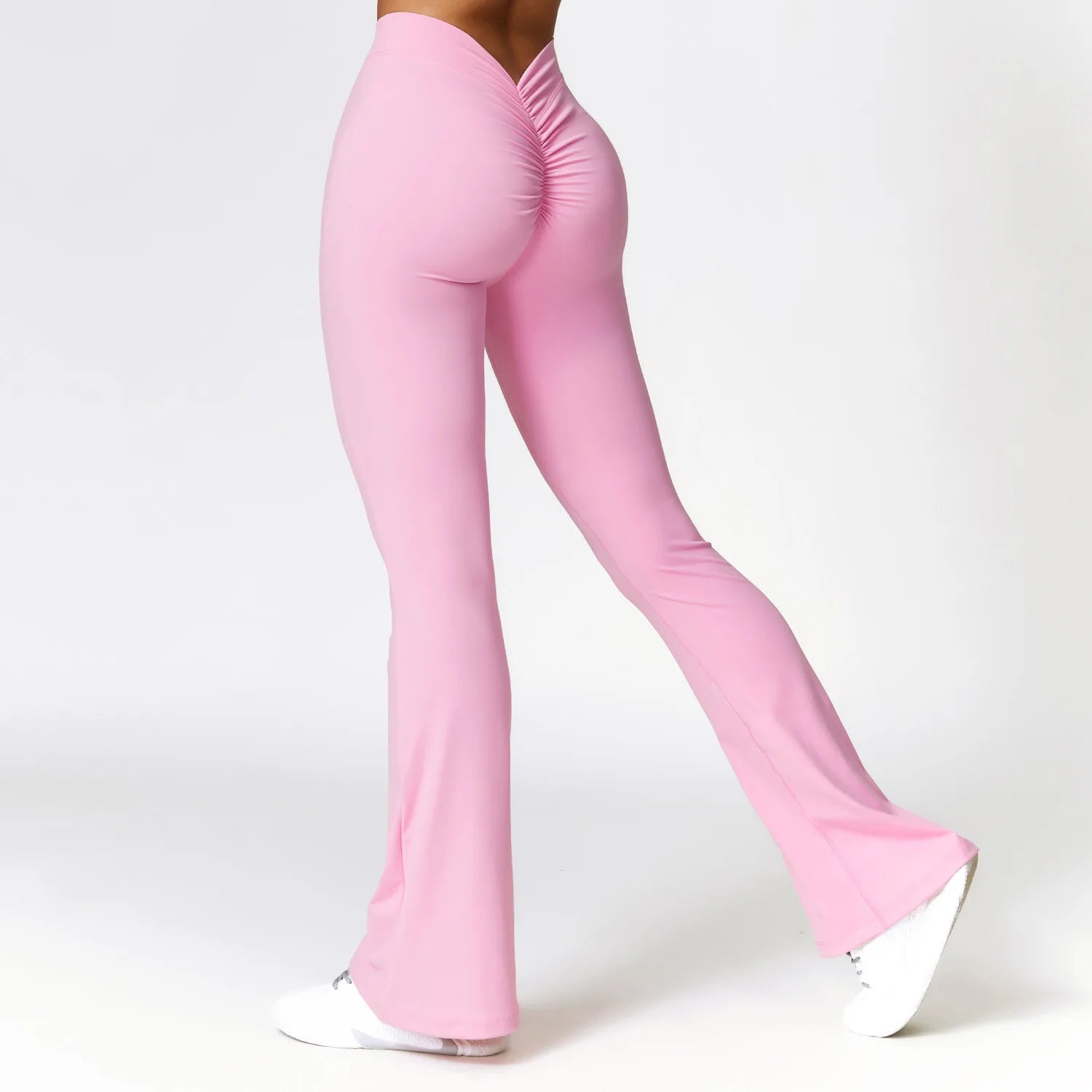 Femmes pantalons évasés Sport Leggings sans couture taille haute Yoga Leggings gymnastique entraînement Fitness séchage rapide Push Up Yoga pantalon femme serré