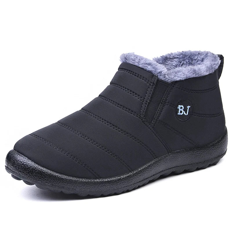 Baskets femmes chaussures hiver bottes de neige femmes baskets offres solide garder au chaud femmes chaussures de sport unisexe sans lacet bottes d'hiver