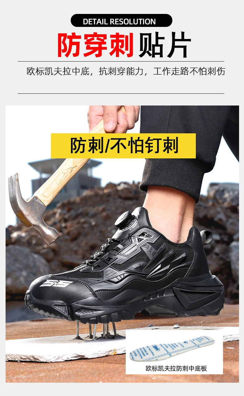 Bottes tactiques militaires pour hommes, bottes militaires à fermeture éclair latérale, bottines antidérapantes, chaussures de sécurité pour le travail, chaussures de randonnée