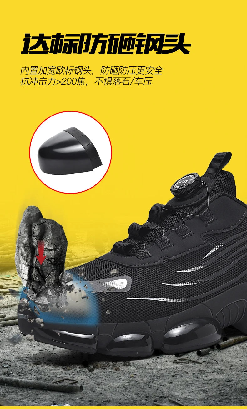 Bottes tactiques militaires pour hommes, bottes militaires à fermeture éclair latérale, bottines antidérapantes, chaussures de sécurité pour le travail, chaussures de randonnée