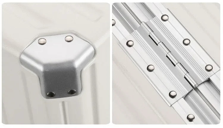 2025 nouvelle valise multifonction avec chargement USB cadre en aluminium + valise PC cabine de voyage porte-monnaie mâle et femelle 28/30 pouces 캐