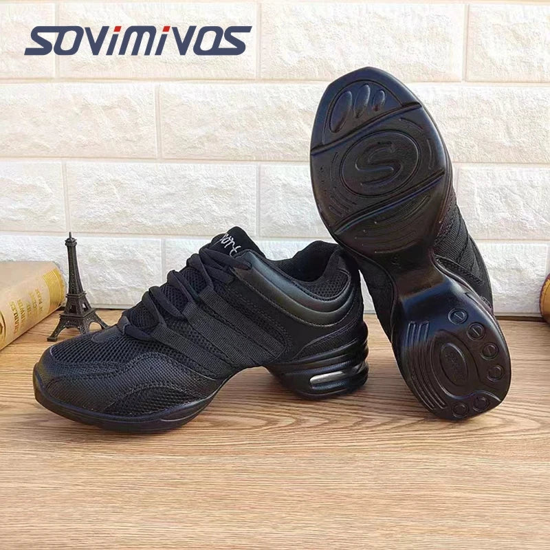 Chaussures de danse pour femmes semelle souple femme souffle Jazz Hip Hop chaussures baskets de sport dames fille moderne Jazz chaussures de danse pour hommes