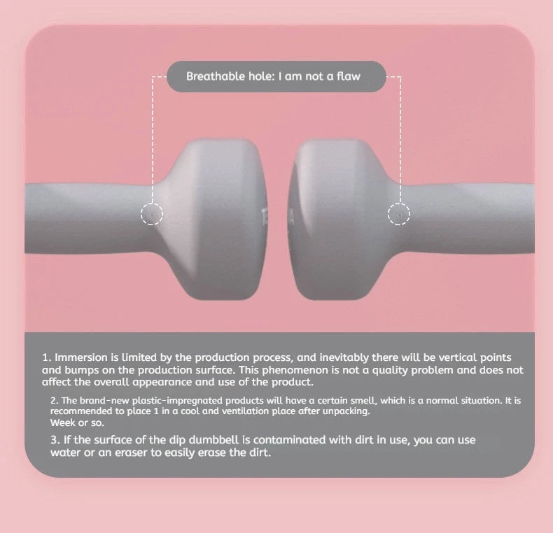 Haltère en néoprène pour femmes, 2 pièces, 0.5kg, équipement de Fitness, entraînement musculaire des bras, musculation pour femmes, équipement de Fitness