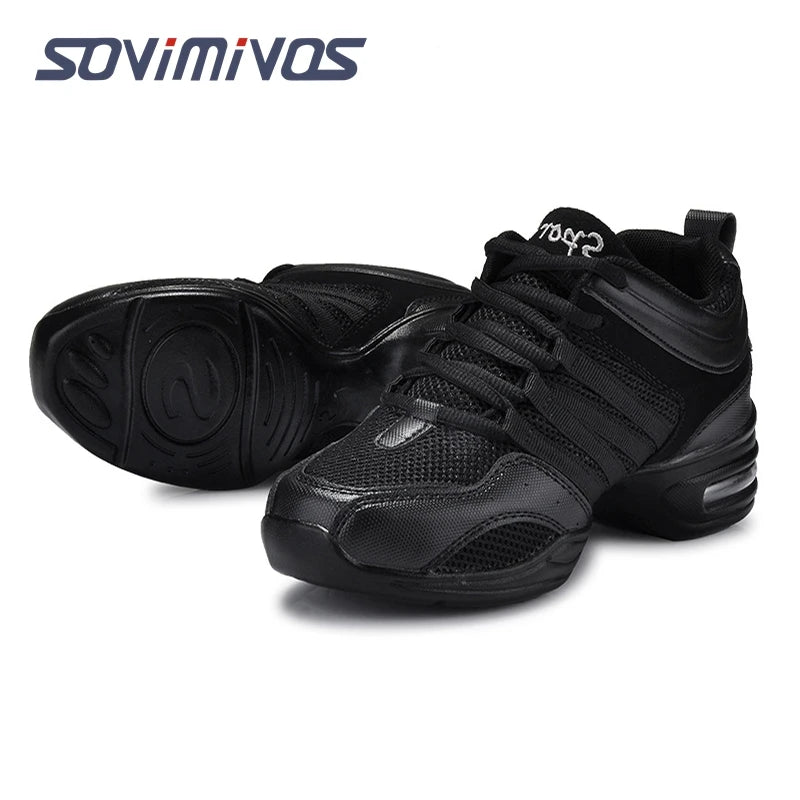 Chaussures de danse pour femmes semelle souple femme souffle Jazz Hip Hop chaussures baskets de sport dames fille moderne Jazz chaussures de danse pour hommes