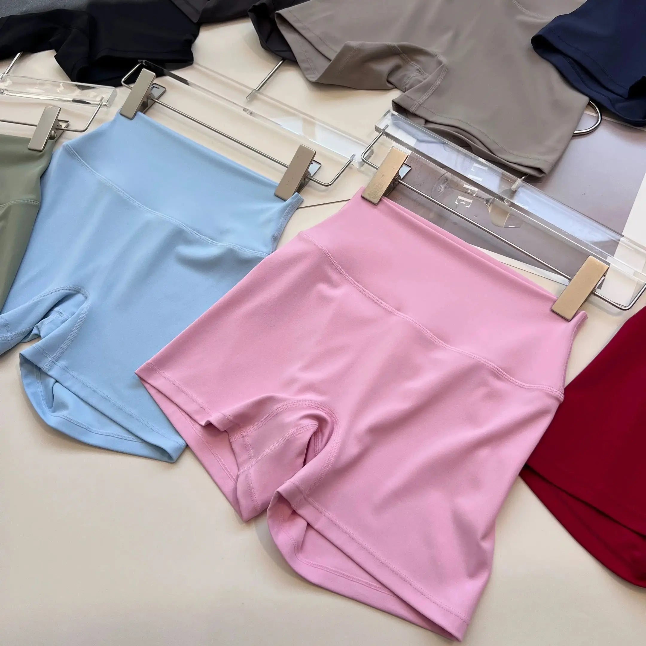 Short de Yoga taille haute pour femmes, pantalon de levage de pêche pour entraînement de course, Fitness