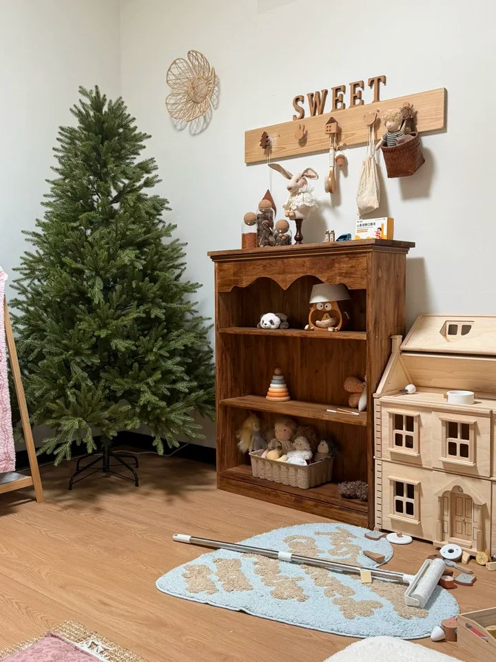 Arbre de noël PE de qualité supérieure, décor de vacances de luxe pour la maison, grand affichage festif scintillant, décoration d'ambiance d'arbre de noël, 2025
