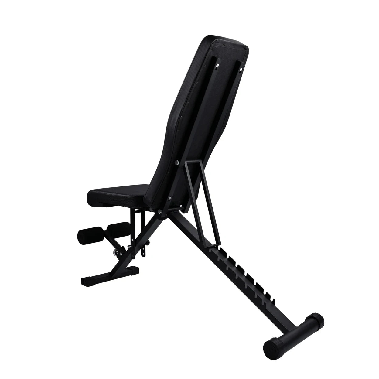 Banc de musculation noir réglable pliable abdominal multifonctionnel gymnase entraînement à domicile