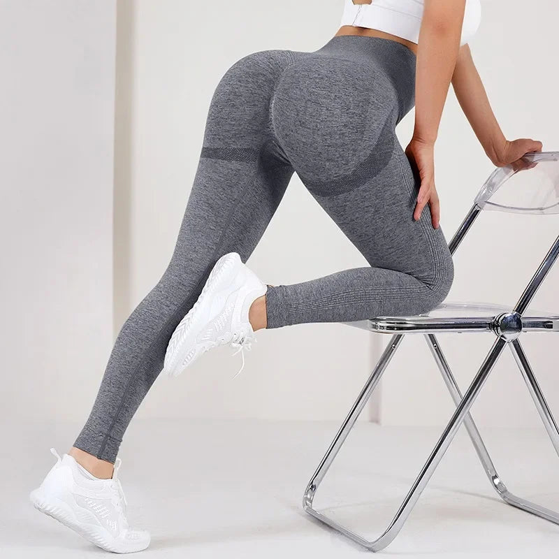 Femmes Yoga Leggings taille haute exercice pantalons de sport en cours d'exécution Fitness Leggings de gymnastique séchage rapide hanche levage Femme pantalon mince