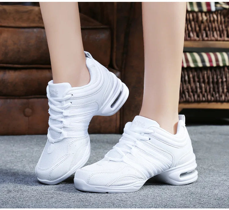 Chaussures de danse pour femmes semelle souple femme souffle Jazz Hip Hop chaussures baskets de sport dames fille moderne Jazz chaussures de danse pour hommes