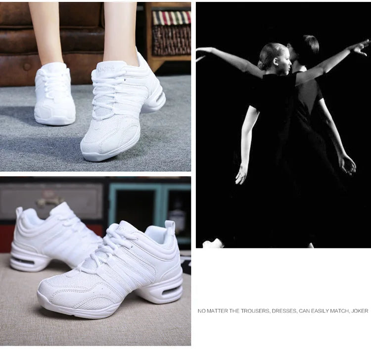 Chaussures de danse pour femmes semelle souple femme souffle Jazz Hip Hop chaussures baskets de sport dames fille moderne Jazz chaussures de danse pour hommes