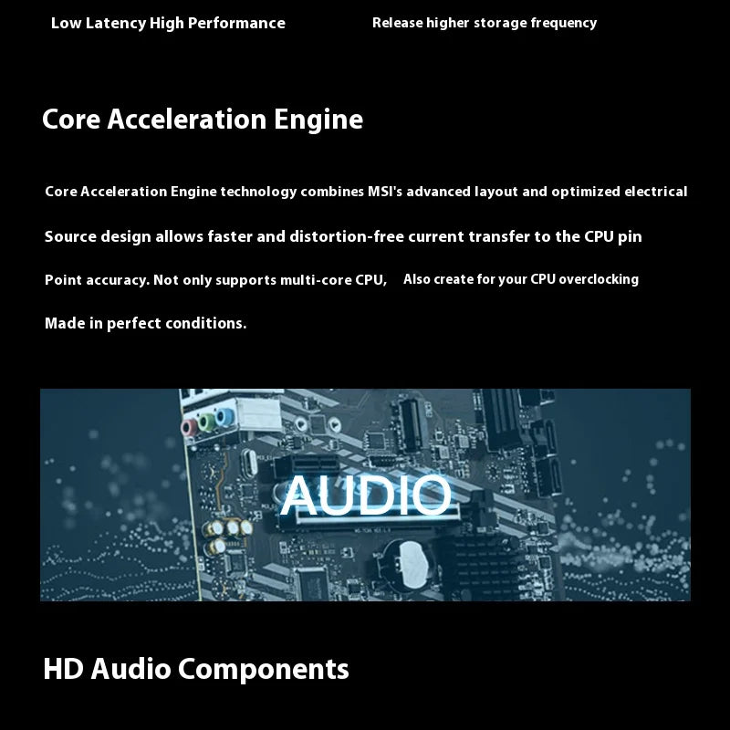 64GB PCI-E 4.0 1x PCI-E 4.0/3.0x16 emplacement USB3.2 bricolage ordinateur de jeu carte mère MSI B550M-A PRO AMD B550 AM4 DDR4-4600MHz (OC)