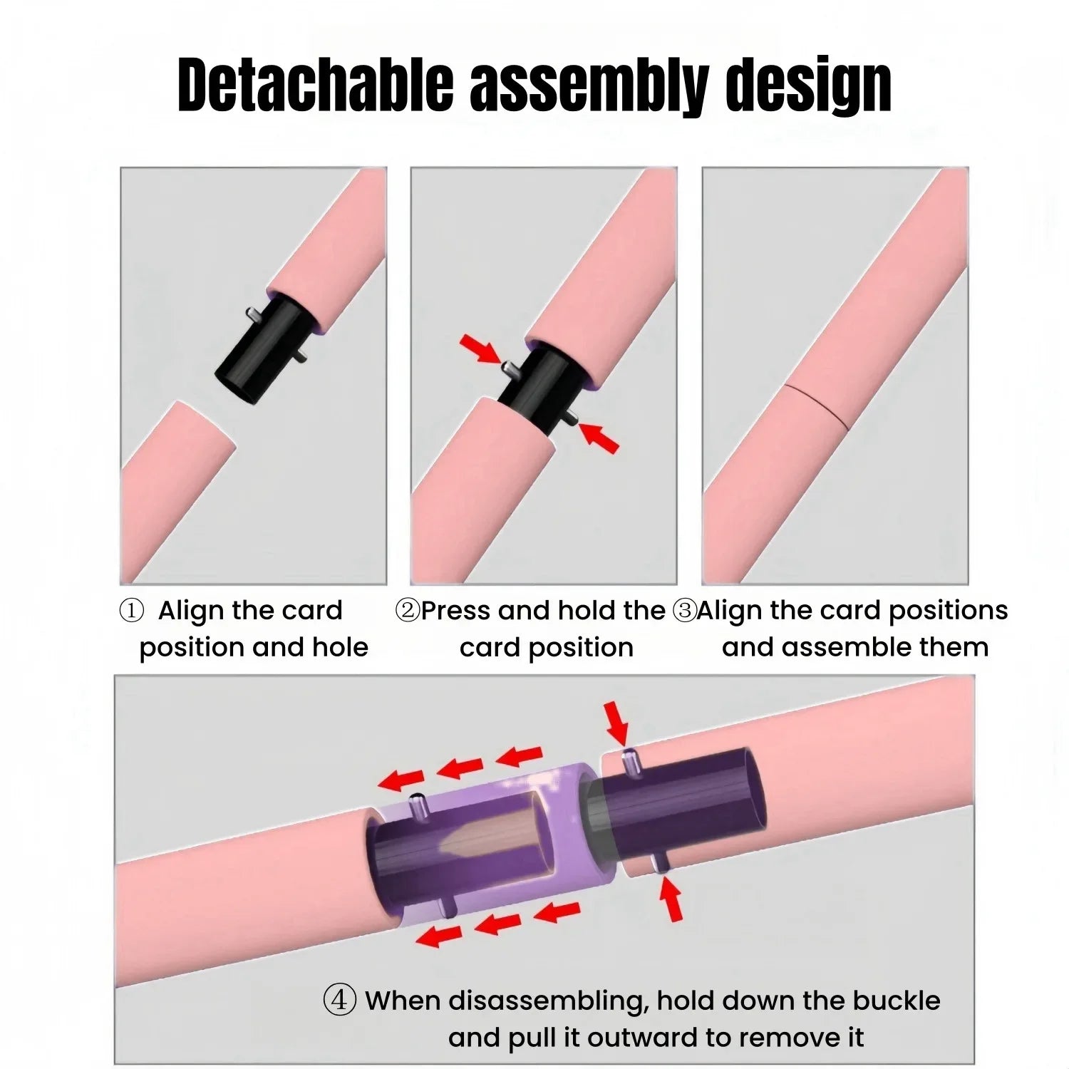 Bâton de barre de Yoga Pilates Portable avec bande de résistance, barre de tonification musculaire de gymnastique à domicile, Fitness, étirement, exercice d'entraînement corporel