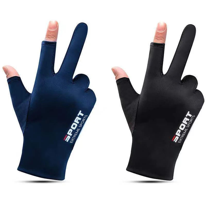 1 paire Anti-UV hommes femmes gants de pêche crème solaire antidérapant printemps respirant cyclisme Sport gants pêche