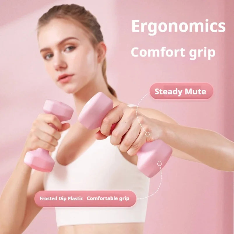 Haltère en néoprène pour femmes, 2 pièces, 0.5kg, équipement de Fitness, entraînement musculaire des bras, musculation pour femmes, équipement de Fitness