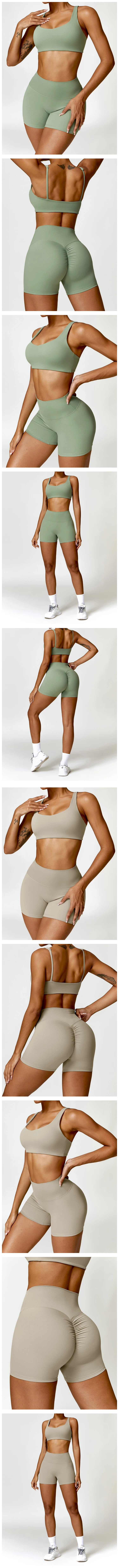 Costume de Yoga 2 pièces vêtements de Sport ensemble de Sport femmes survêtements vêtements de Sport soutien-gorge de Sport Fitness haut à manches longues entraînement Legging ensemble de Yoga