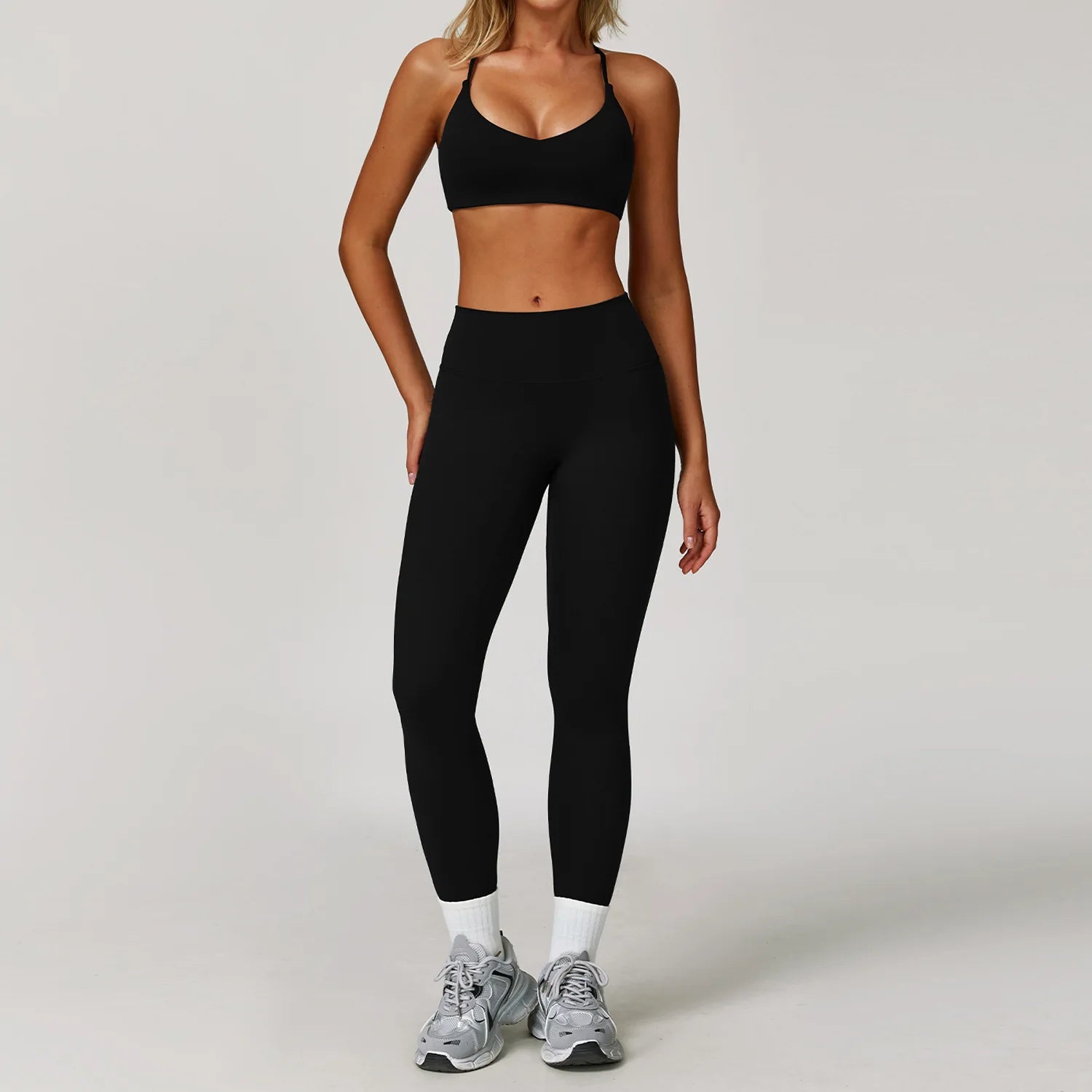 2/3 pièces vêtements de sport ensemble de Yoga sans couture vêtements de sport vêtements de sport costumes de Yoga pour femmes ensemble de Fitness survêtements soutien-gorge de sport Leggings de gymnastique