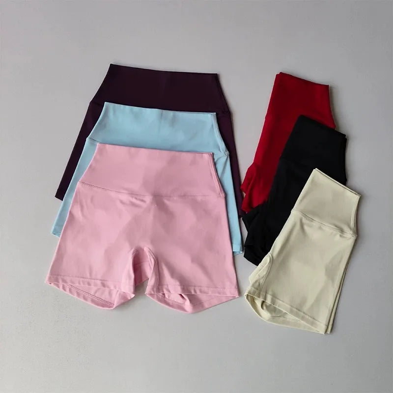 Short de Yoga taille haute pour femmes, pantalon de levage de pêche pour entraînement de course, Fitness