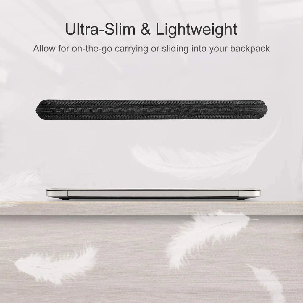 13 14 15.6 pouces pochette pour ordinateur portable sac antichoc sac d'ordinateur étanche EVA étui de protection noir avec sangles