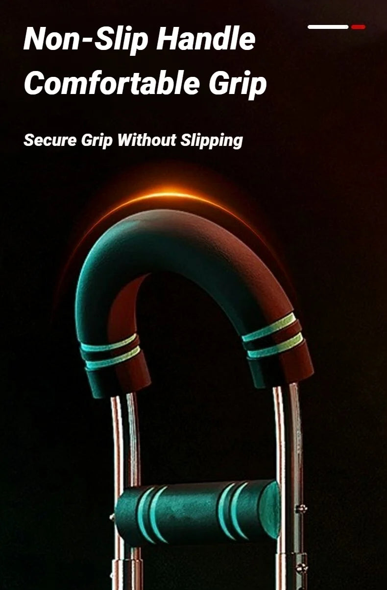 Exercice de bras réglable en forme de U avec poignée en mousse, barre d'entraînement à ressort, avant-bras, Triceps, extenseur de poitrine, équipement de Fitness Portable