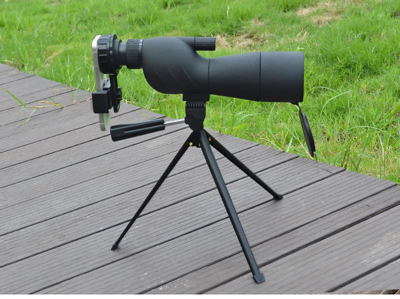 25-75x60 HD longue-vue puissant monoculaire Zoom télescope prisme étanche pour l'observation des oiseaux cible tir Camping