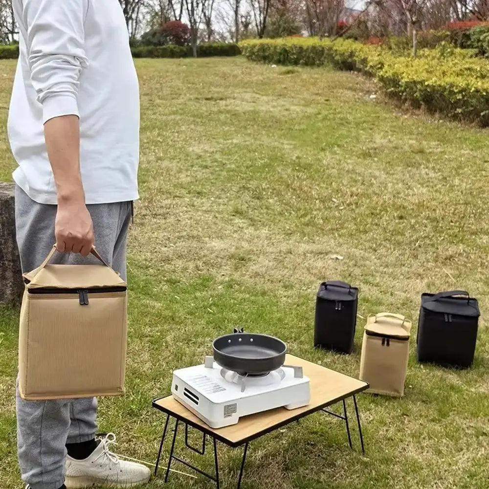 Sac de rangement pour réservoirs de gaz de Camping, étui de protection Portable pour cylindre de carburant, sac de transport pour lumière de Camping, Anti-Collision pour l'extérieur