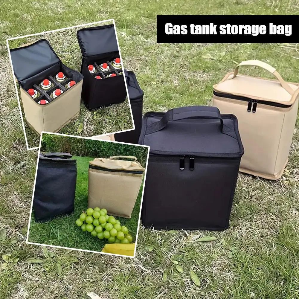 Sac de rangement pour réservoirs de gaz de Camping, étui de protection Portable pour cylindre de carburant, sac de transport pour lumière de Camping, Anti-Collision pour l'extérieur