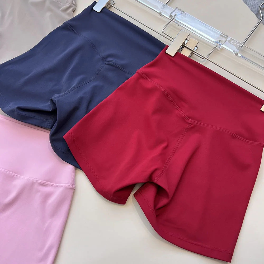 Short de Yoga taille haute pour femmes, pantalon de levage de pêche pour entraînement de course, Fitness