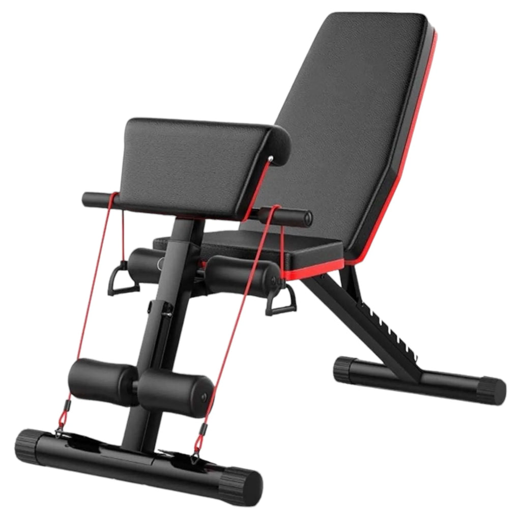 Banc d'haltères pliable et pliable, banc de musculation multifonctionnel pour entraînement complet, Machine de Fitness, salle de sport à domicile