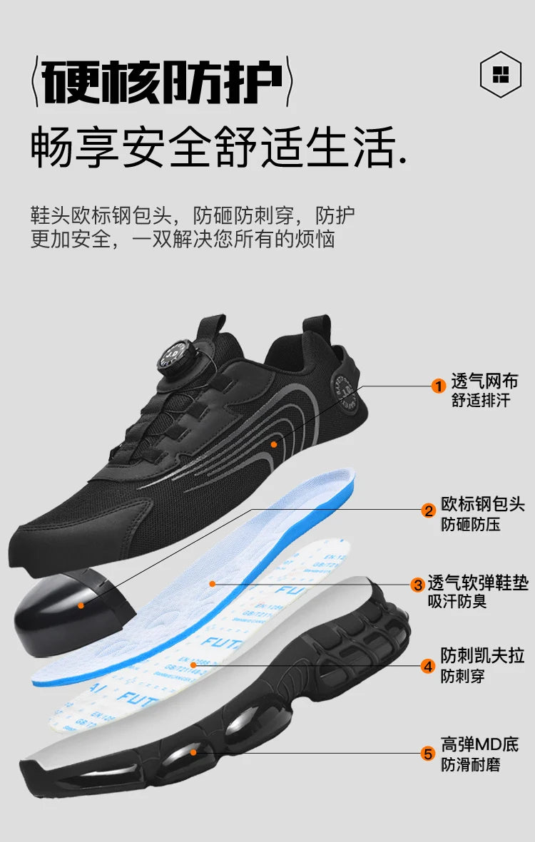 Bottes tactiques militaires pour hommes, bottes militaires à fermeture éclair latérale, bottines antidérapantes, chaussures de sécurité pour le travail, chaussures de randonnée