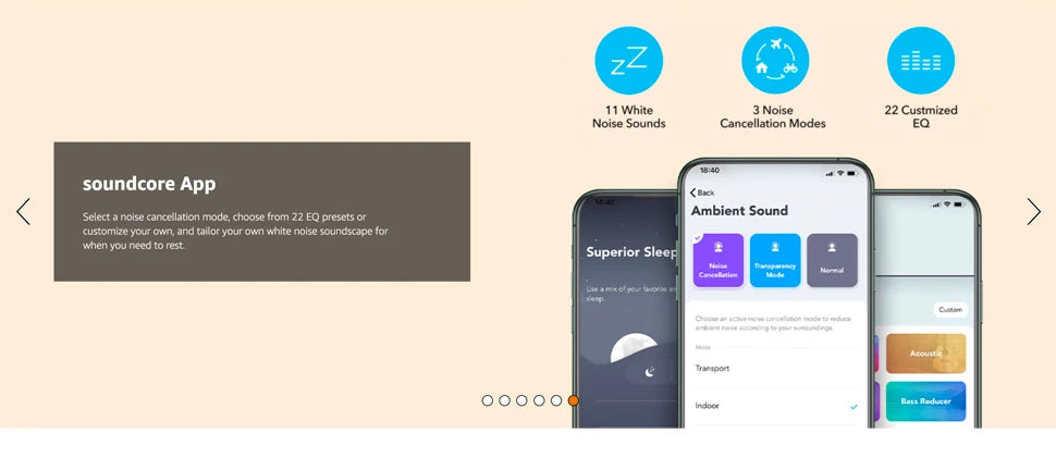 Anker-Écouteurs Bluetooth sans fil Soundcore Life Q30, hybride, suppression active du bruit, oreillettes
