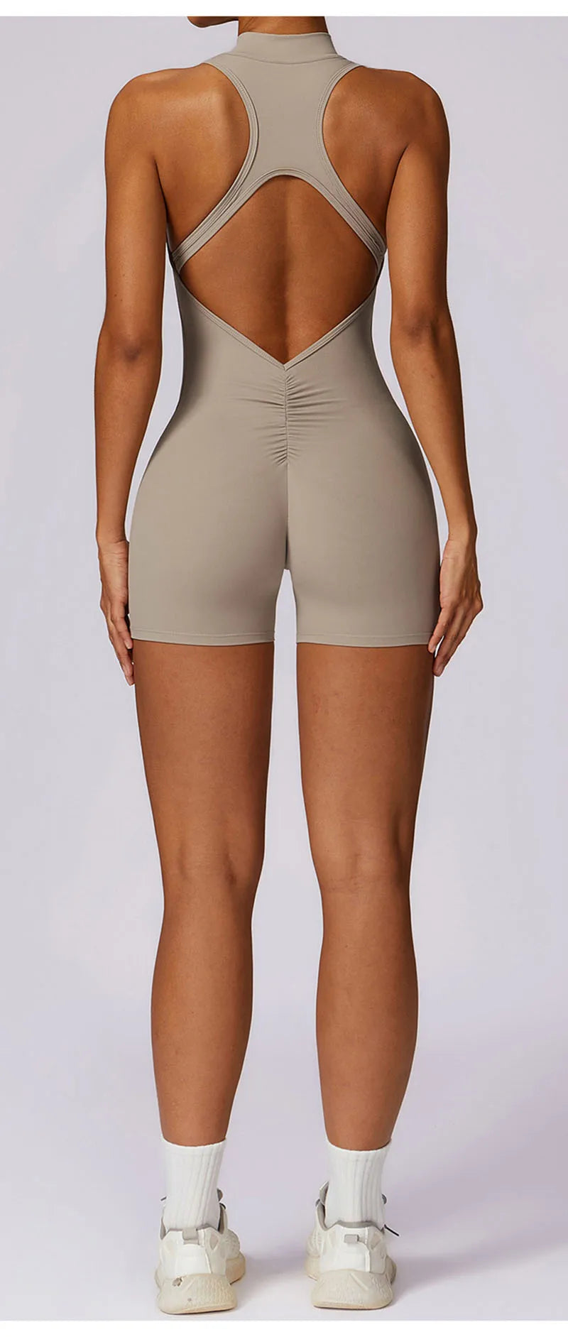 Cloud Hide – combinaison une pièce avec fermeture éclair sur le devant, body de sport pour femmes, salopette d'entraînement, vêtements de sport, Fitness, Yoga