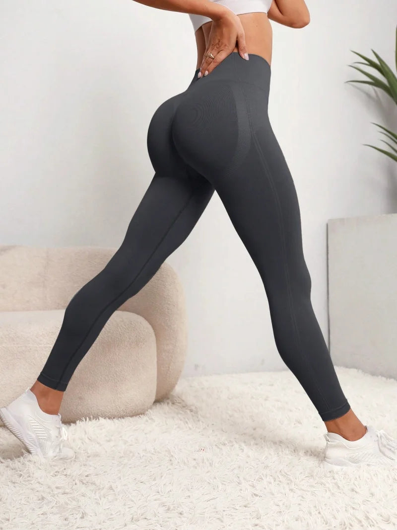 Nouveaux pantalons de yoga taille haute pour femmes-mallas de contrôle du ventre, pantalons de course d'entraînement doux et extensibles, pantalons de sport confortables"