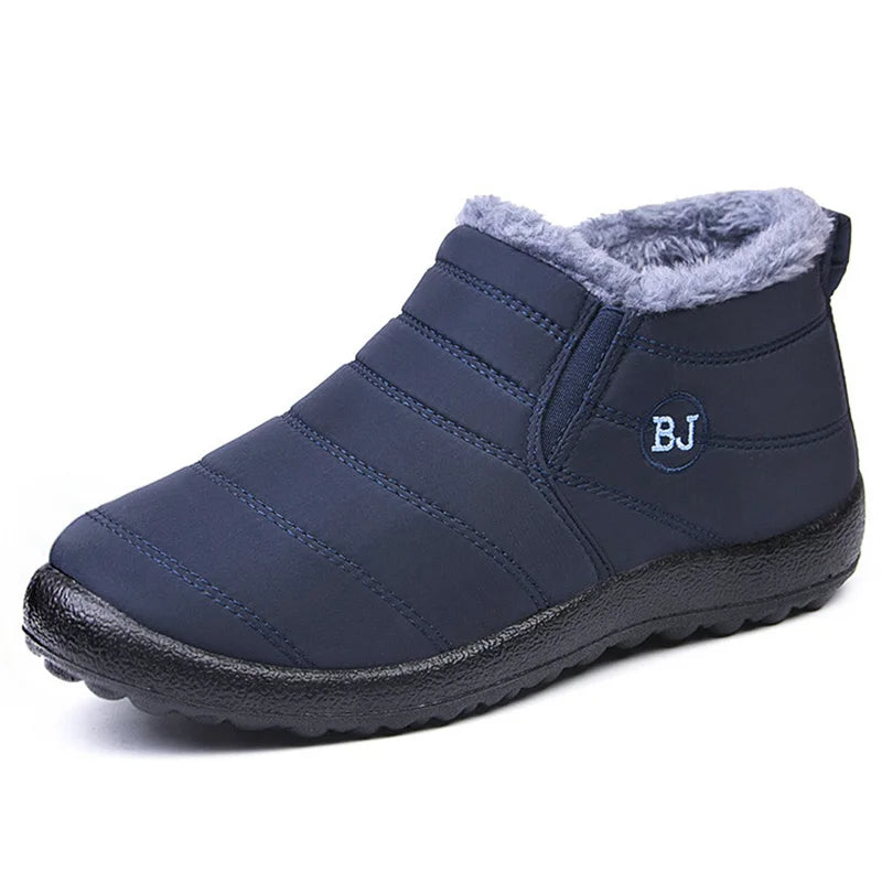 Baskets femmes chaussures hiver bottes de neige femmes baskets offres solide garder au chaud femmes chaussures de sport unisexe sans lacet bottes d'hiver